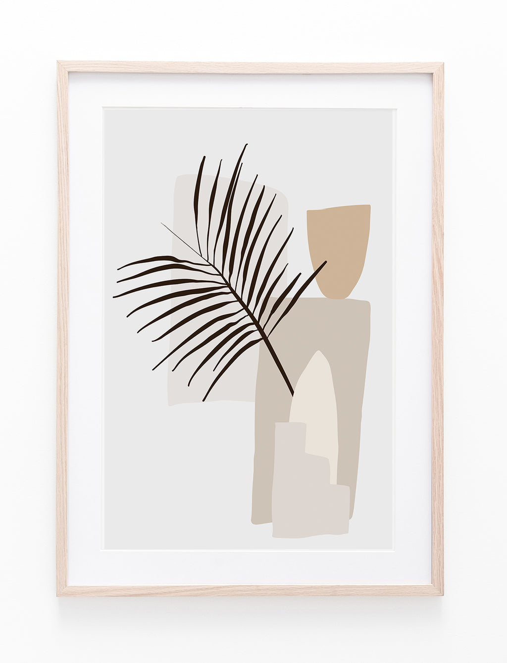 Abstract Palm Leaf