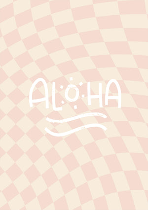 Aloha Peach Checkers