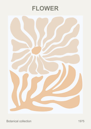 Peach Flower Poster