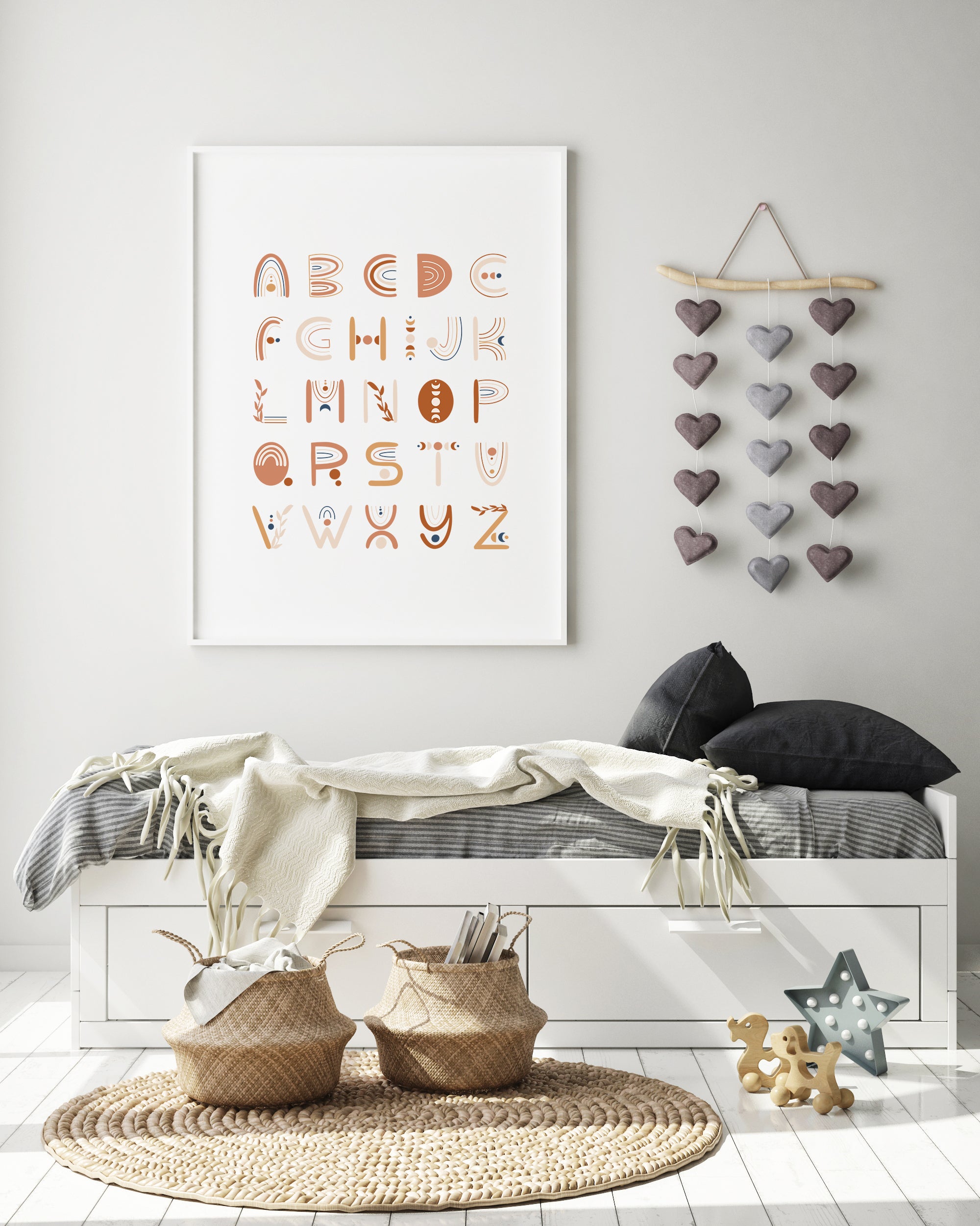Boho ABC Chart – KUKI PRINTS