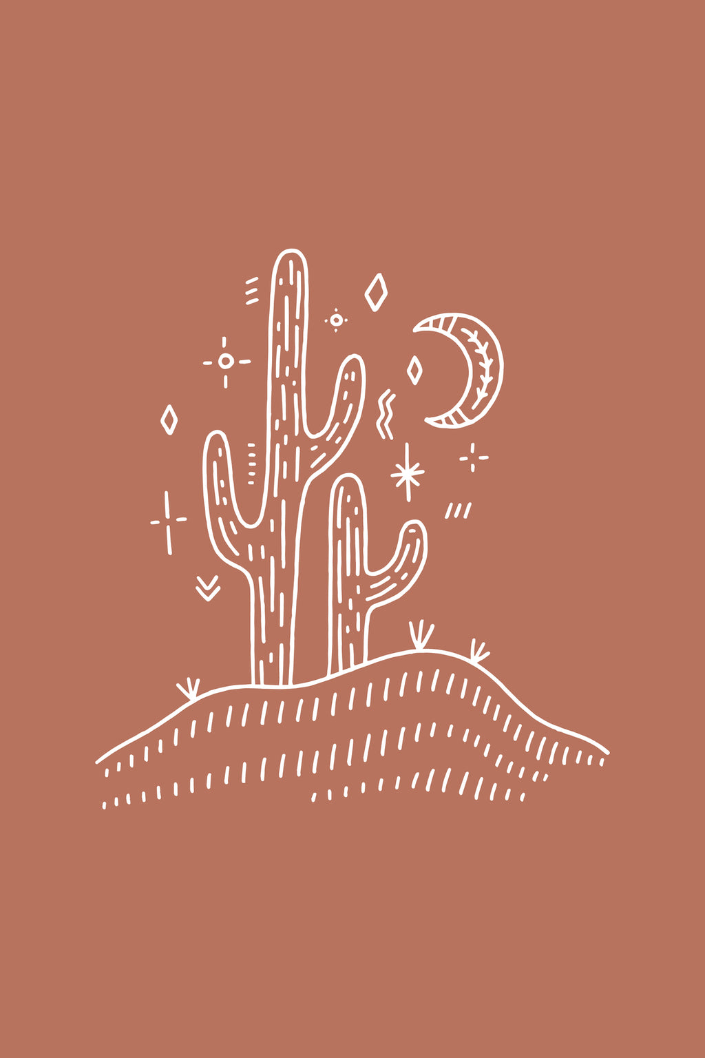 Cacti and Moon