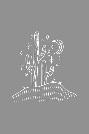 Cacti and Moon II