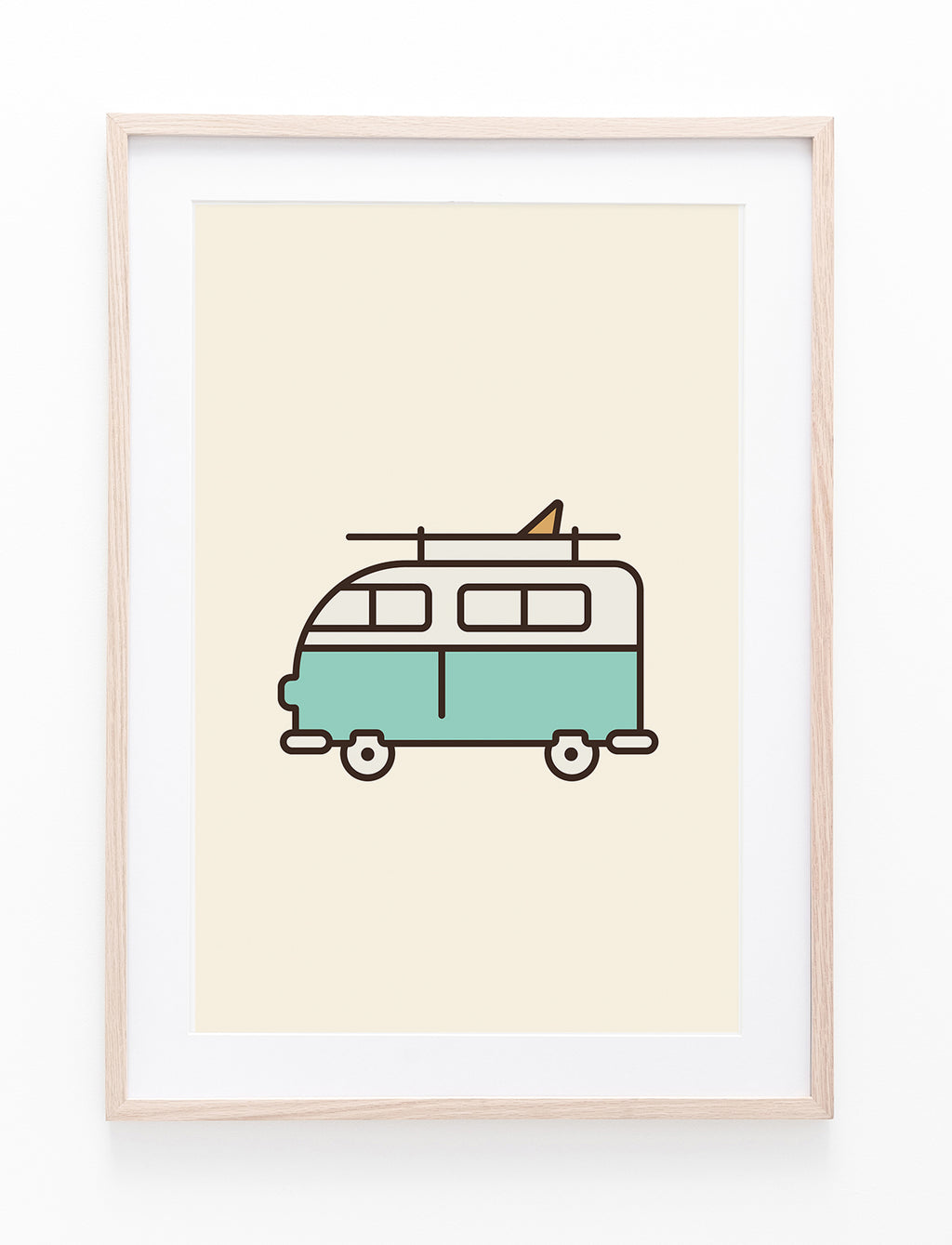 Green Kombi Van