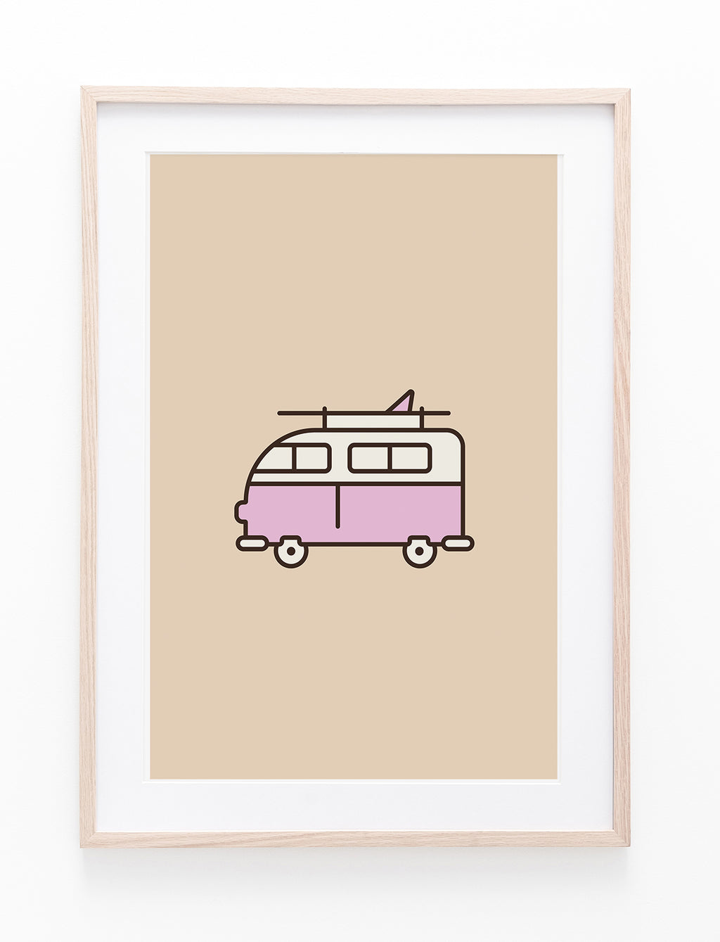 Pink Kombi Van