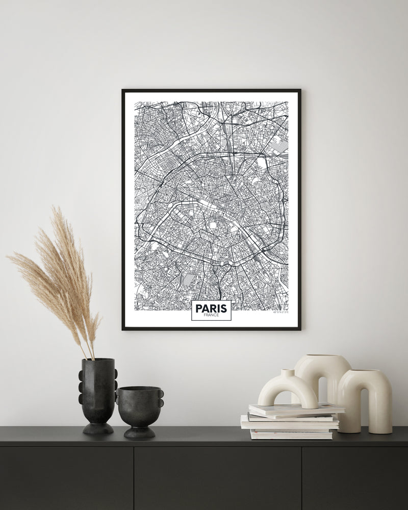 Map of Paris