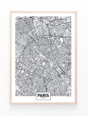 Map of Paris