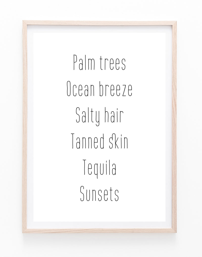 Palm Trees and Ocean Breeze III