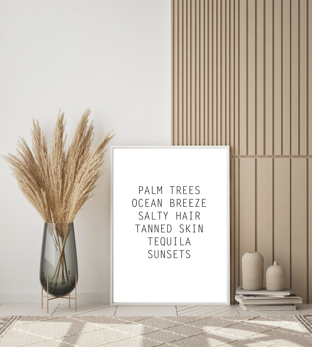 Palm Trees and Ocean Breeze II