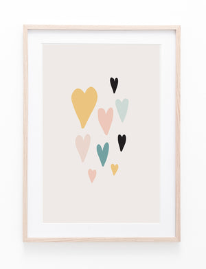 Pastel Hearts