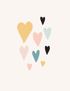 Pastel Hearts