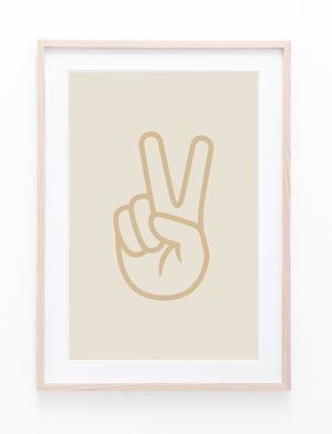 Peace Hand | Tan