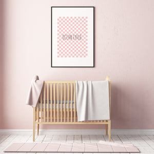 Pink Checkers & Ocean Child III