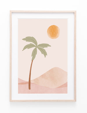 Sunset Palms III