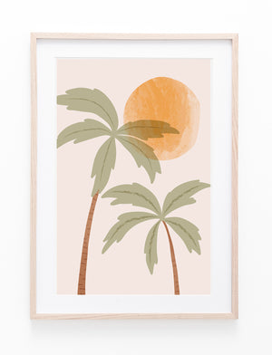 Sunset Palms II