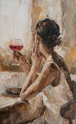 Woman Drinking Wine