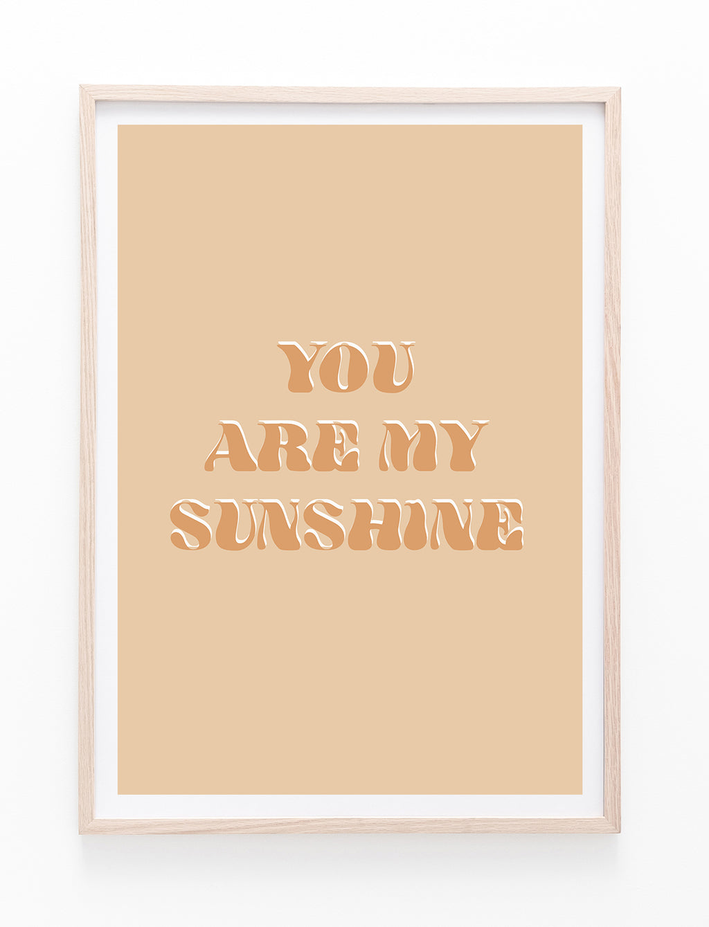 You Are My Sunshine | Peach & Tan II