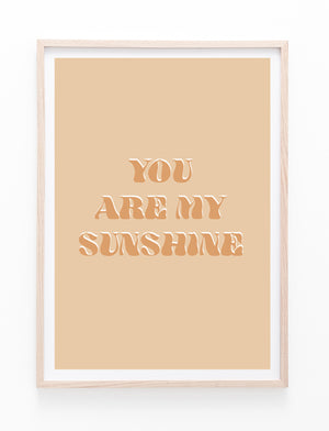 You Are My Sunshine | Peach & Tan II