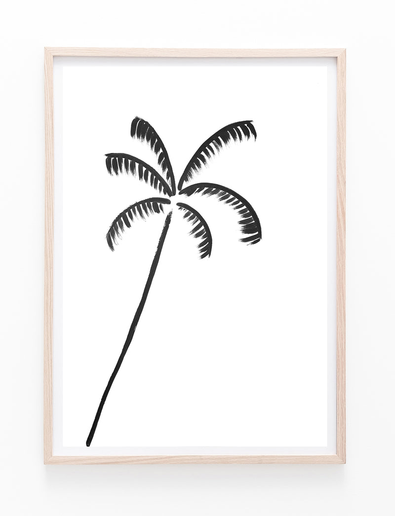 Leaning Painted Palm II