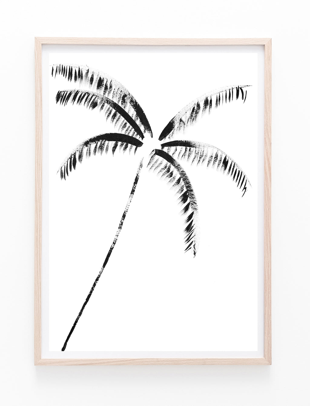 Leaning Painted Palm